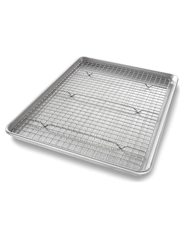 Bandeja para Hornear Media USA Pan + Rejilla Enfriadora