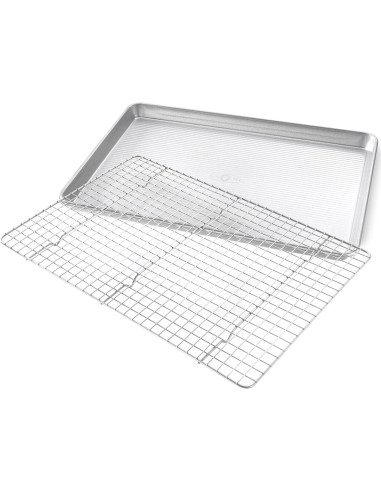 Bandeja para Hornear Media USA Pan + Rejilla Enfriadora