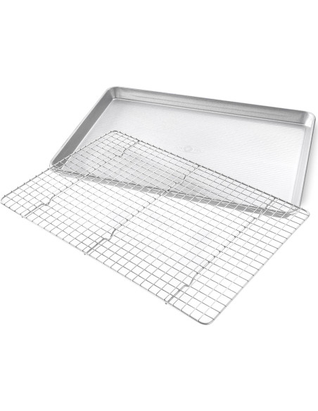 Bandeja para Hornear Media USA Pan + Rejilla Enfriadora