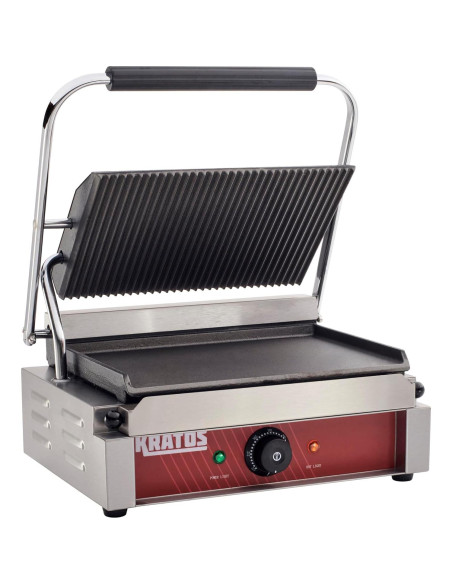 Grill Eléctrico Panini Kratos 29Y-022 35.56x22.86cm Acero Inoxidable