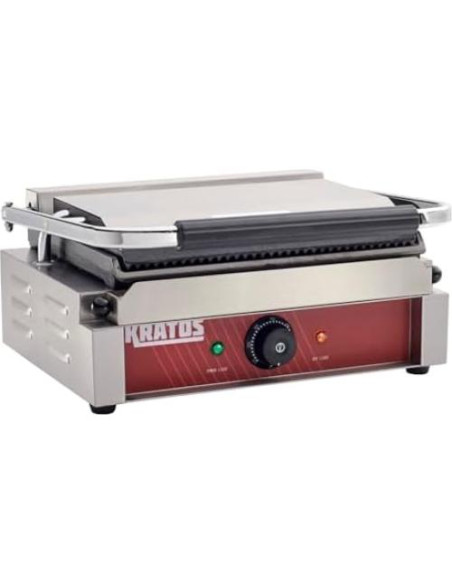Grill Eléctrico Panini Kratos 29Y-022 35.56x22.86cm Acero Inoxidable
