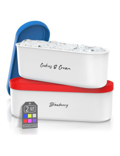 Contenedores de Helado BALCI - 2 Cuartos (1.89L) - Juego de 2