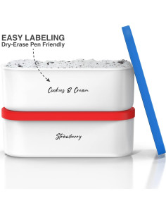 Contenedores de Helado BALCI - 2 Cuartos (1.89L) - Juego de 2 2