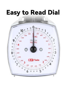Balanza de Cocina Analógica Tada 5kg con Taza Medidora 2