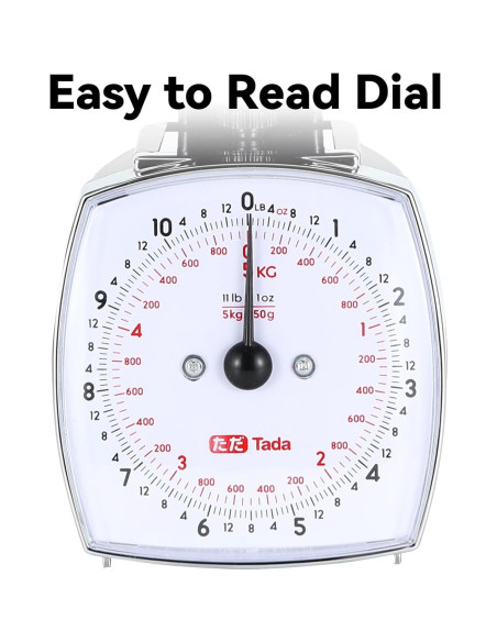 Balanza de Cocina Analógica Tada 5kg con Taza Medidora