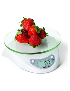 Báscula de Cocina Digital Taylor 5 kg con Plataforma de Vidrio