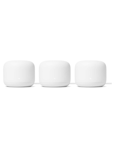 Router Google Nest WiFi 3 Pack Renovado 4x4 AC2200 613 m