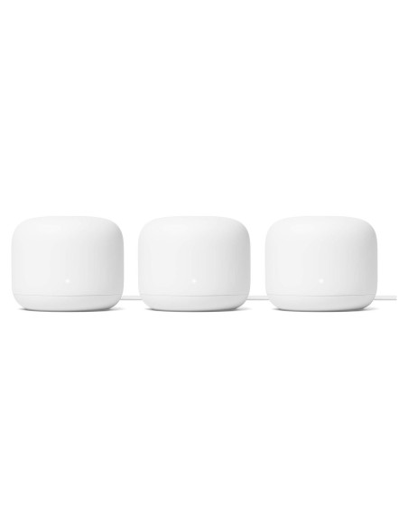 Router Google Nest WiFi 3 Pack Renovado 4x4 AC2200 613 m
