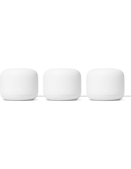 Router Google Nest WiFi 3 Pack Renovado 4x4 AC2200 613 m