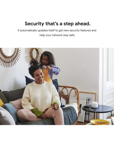 Router Google Nest WiFi 3 Pack Renovado 4x4 AC2200 613 m