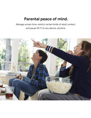 Router Google Nest WiFi 3 Pack Renovado 4x4 AC2200 613 m