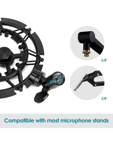 Soporte Antivibración Metal Blue Yeti - Aisla Ruido y Vibración