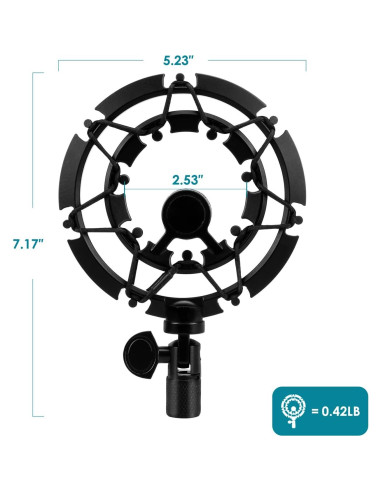 Soporte Antivibración Metal Blue Yeti - Aisla Ruido y Vibración