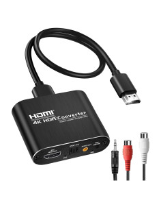 Extractor de Audio HDMI avedio links 4K 60Hz Toslink y 3.5mm