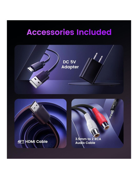 Extractor de Audio HDMI avedio links 4K 60Hz Toslink y 3.5mm