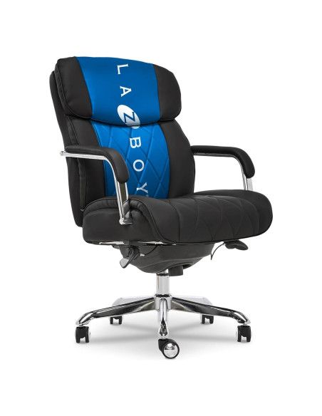 Silla de Oficina Ergonómica La-Z-Boy Sutherland Cuero Negro