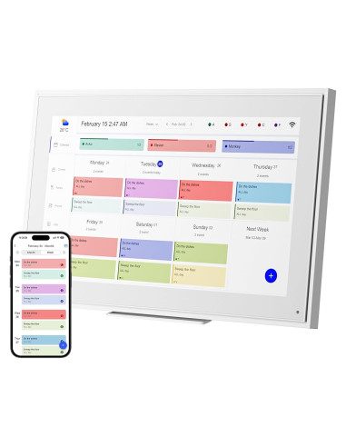 Calendario Digital de Pared LiviNGPAi 15.6" WiFi Full HD