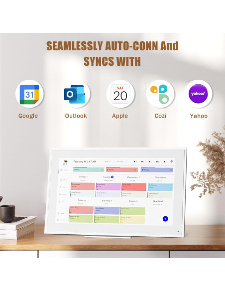 Calendario Digital de Pared LiviNGPAi 15.6" WiFi Full HD