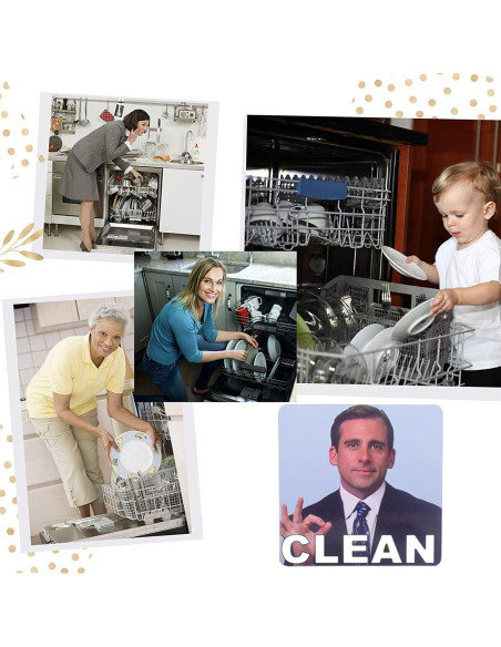 Imán Limpio Sucio DBlosp para Lavavajillas Reversible 10 cm