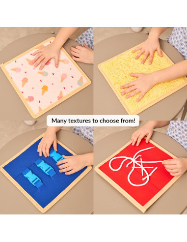 Panel Sensorial para Niños Odoxia - 16 Piezas Texturizadas