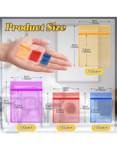 400 Bolsas de Plástico Reutilizables Chinco - 7 MIL Grueso 2