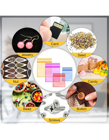 400 Bolsas de Plástico Reutilizables Chinco - 7 MIL Grueso