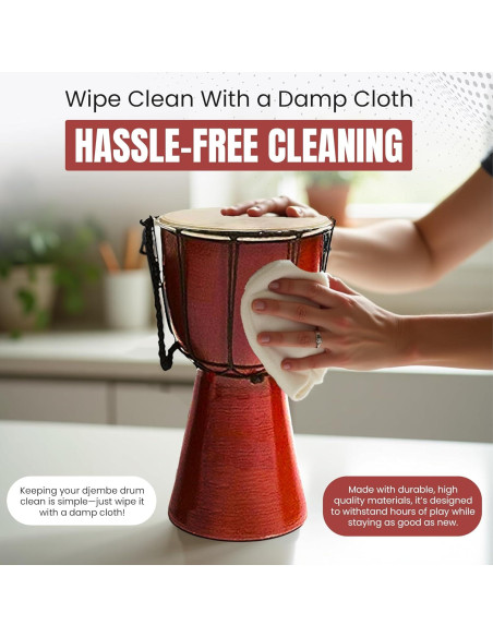 Tambor Djembe BND TOP 10.67x20.32 cm Piel de Cabra