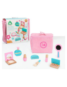 Set de Maquillaje de Madera Centro de Aprendizaje Temprano 9 Piezas