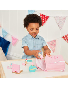 Set de Maquillaje de Madera Centro de Aprendizaje Temprano 9 Piezas 2