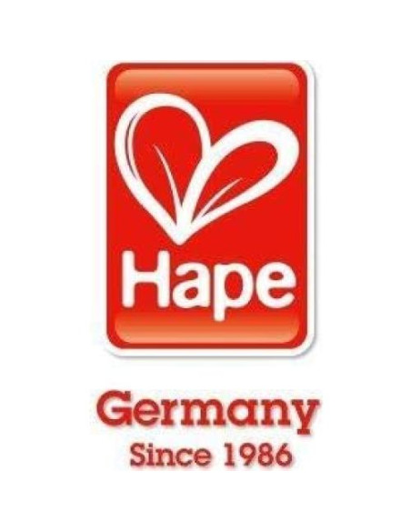 Ábaco de Cuentas Arcoíris Hape - 10 Filas, 5 Colores, 90g