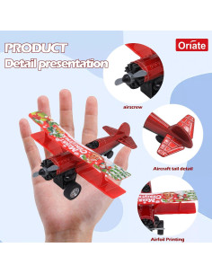 Conjunto de 3 Aviones de Juguete Oriate para Niños 3+ Años 2