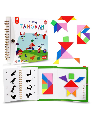 Juego de Rompecabezas Tangram Magnético Kizh - 14 Piezas