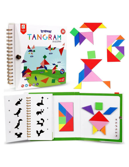Juego de Rompecabezas Tangram Magnético Kizh - 14 Piezas