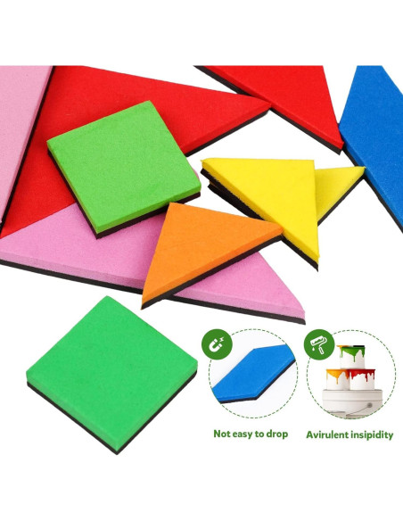 Juego de Rompecabezas Tangram Magnético Kizh - 14 Piezas