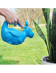 Regadera Infantil Dragón Azul Esterno 0.95L para Jardinería 2