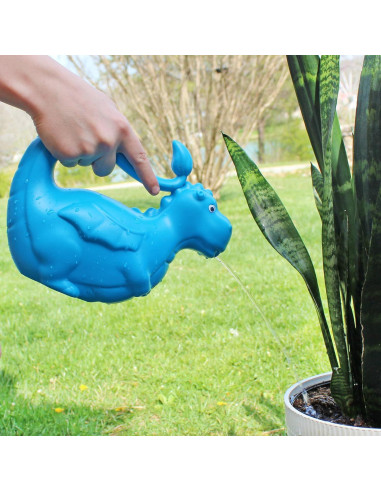 Regadera Infantil Dragón Azul Esterno 0.95L para Jardinería