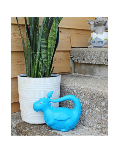 Regadera Infantil Dragón Azul Esterno 0.95L para Jardinería