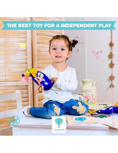 Juego de 14 Marionetas de Mano Handicraft para Niños