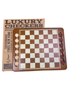 Juego de Damas de Madera Regal Games 24 Piezas 39.37x31.75 cm