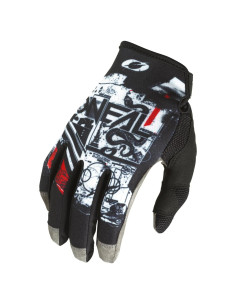 Guante O'NEAL Mayhem Scarz Negro/Blanco para Hombre