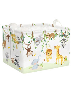 Cesta de Almacenamiento Clastyle Animales del Bosque 36L