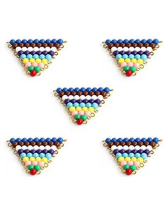 Juegos de Escaleras de Perlas de Colores Elite Montessori 5 Piezas