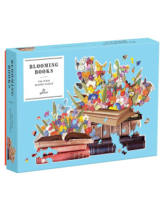 Rompecabezas Galison 750 Piezas Libros Florecientes 50.8x28.6cm
