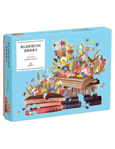 Rompecabezas Galison 750 Piezas Libros Florecientes 50.8x28.6cm