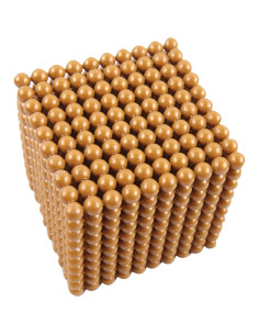 Cuentas Matemáticas Doradas Montessori 1000 Piezas - YunHe 2