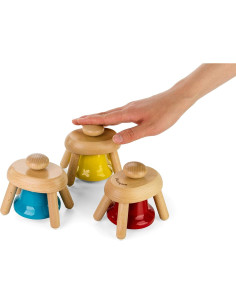 Conjunto de Campanas Musicales Pat Bells - 8 Notas Coloridas 2