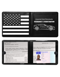 Organizador de Documentos para Auto Zufoty - Cartera Negra