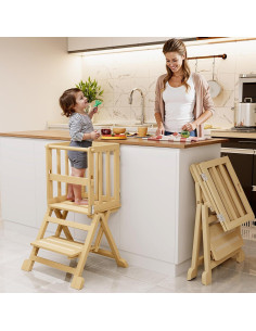 Torre Plegable para Niños GoTiling - Escalera de Aprendizaje 88.9 cm 2