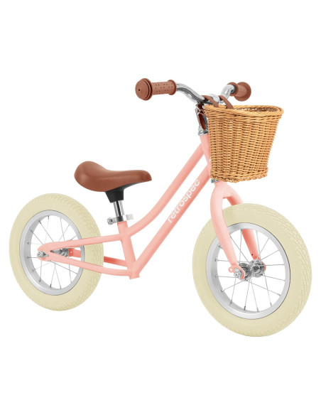 Bicicleta de Equilibrio Retrospec Baby Beaumont Rosa 18 Meses a 3 Años