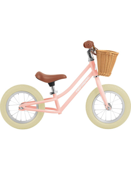 Bicicleta de Equilibrio Retrospec Baby Beaumont Rosa 18 Meses a 3 Años